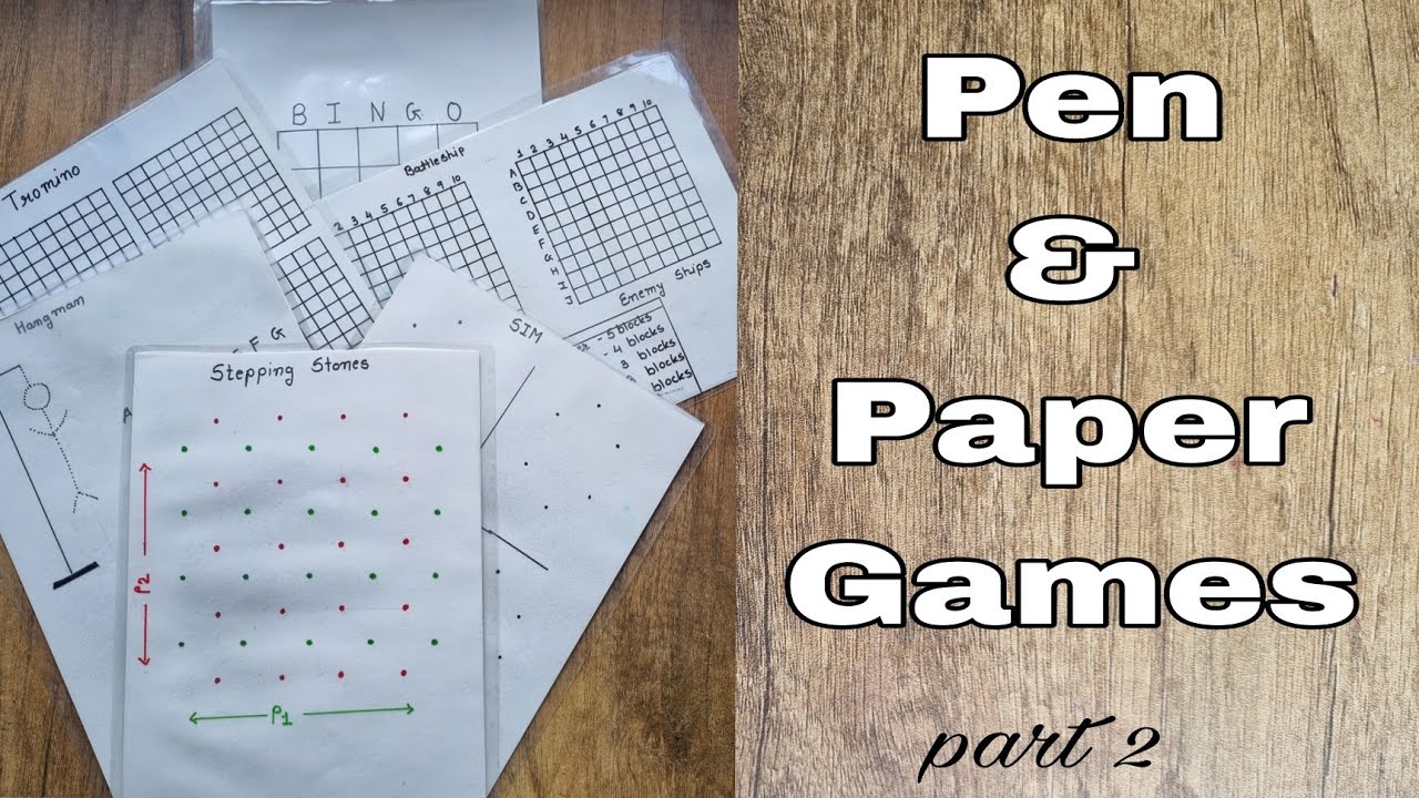 Pen And Paper Games Part 2/ 11 Fun And Easy Travel Game/ @NurturingLittleMind