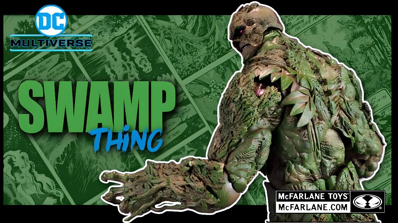 McFarlane Toys DC Multiverse DC Rebirth Swamp Thing Figure @TheReviewSpot