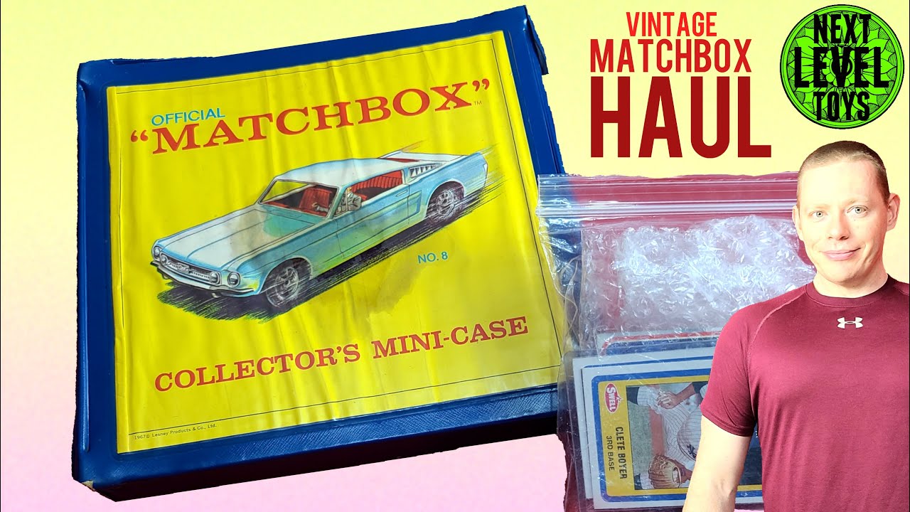 VINTAGE MATCHBOX CAR HAUL  (whats inside?)