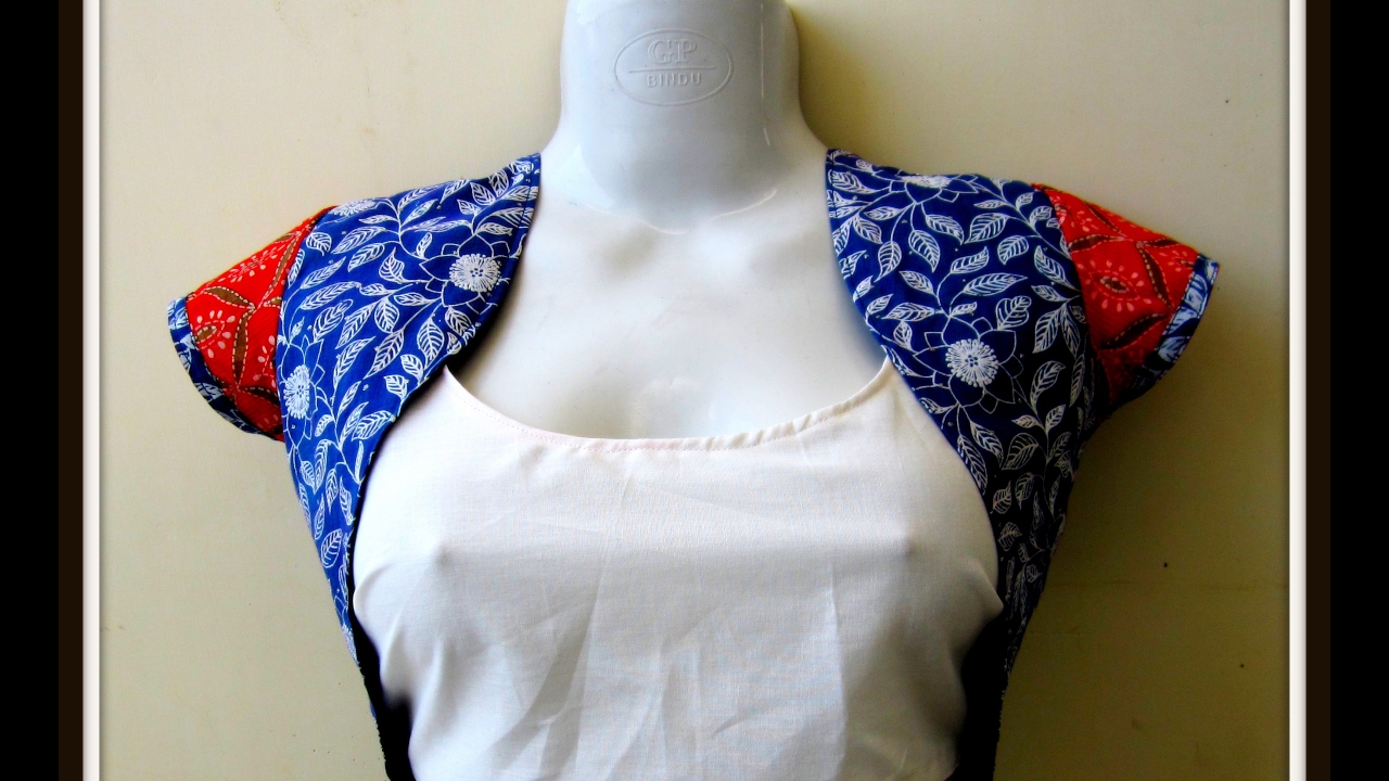 JACKET STYLE  BLOUSE - MARKING CUTTING & SEWING