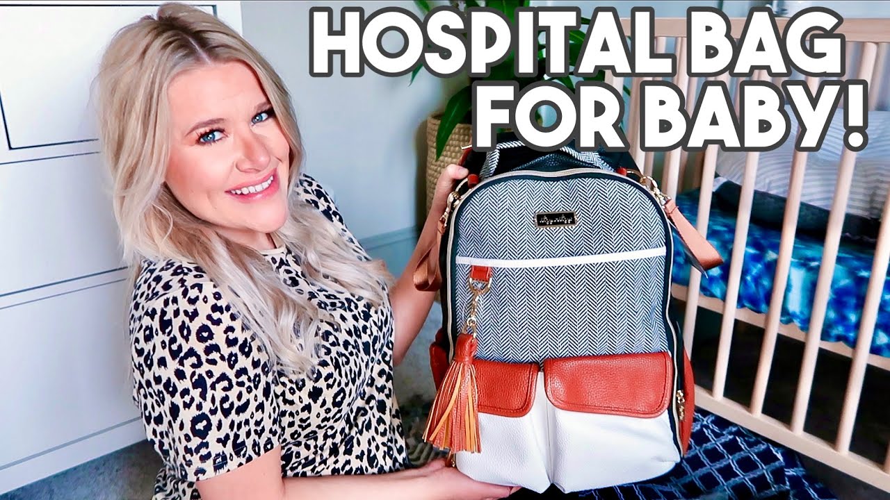 WHAT’S IN MY DIAPER BAG FOR BABY | Hospital Bag | Itzy Ritzy Boss Backpack Diaper Bag