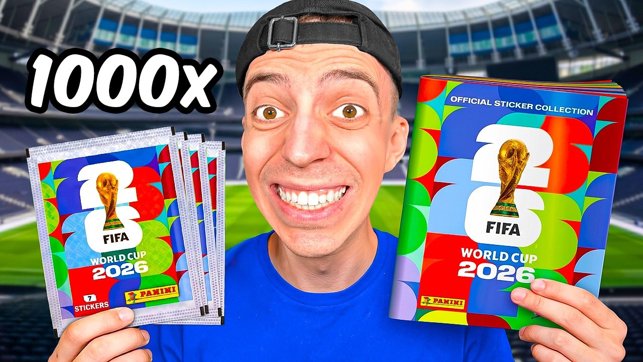 ICH &ouml;ffne f&uuml;r 1000&euro; STICKER PACKS und bekomme... 😱 (Panini)