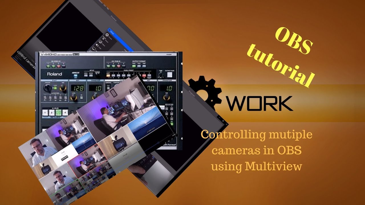 Controlling multiple cameras in OBS using multiview