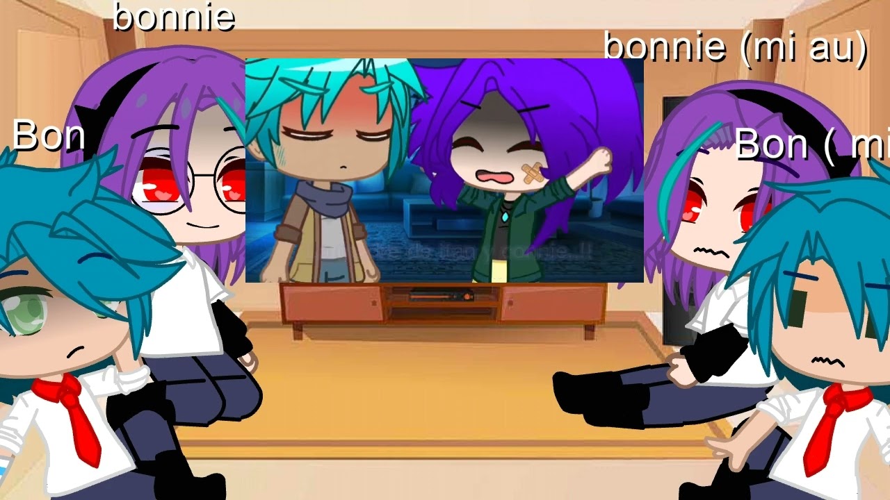 bonbonnie y bonbonnie del comic trata de amarme reaccionan a ...? || bxb || no me gusta el golddy :(