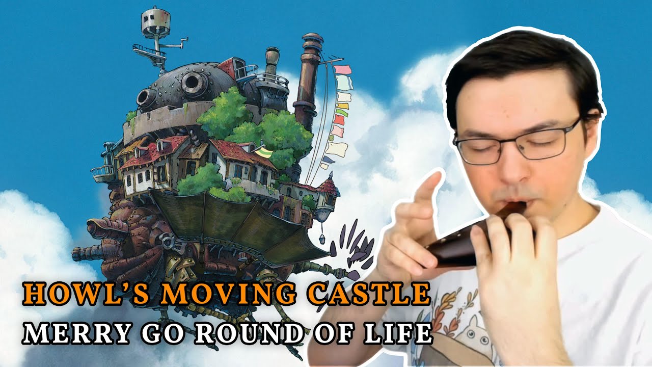 Howl's Moving Castle - Merry Go Round of Life - Ocarina tutorial / tabs