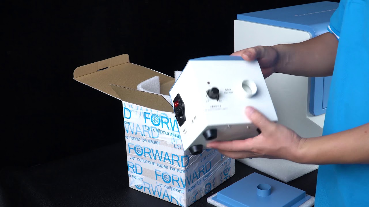 Blue Light Laser Separation Machine from unboxing to installation and using
