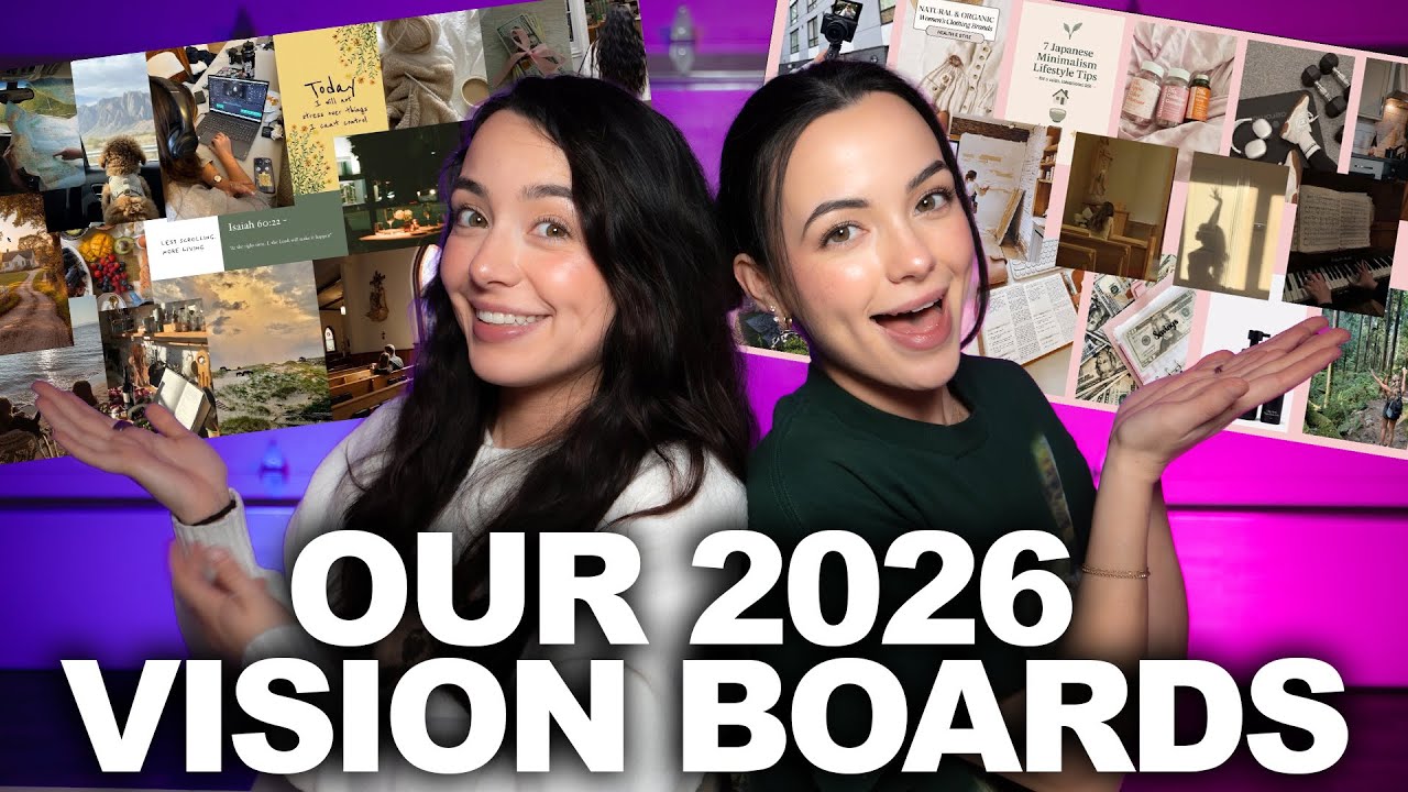 Our NEW 2026 Vision Boards vs 2025 How Did We Do?