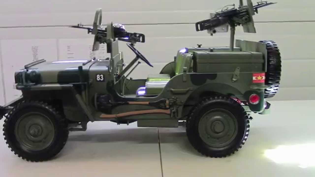 WW II RC 1/6 Jeep (British)
