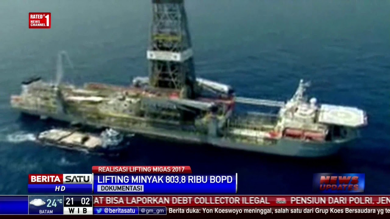 Realisasi Lifting Migas Tidak Penuhi Target APBNP 2017