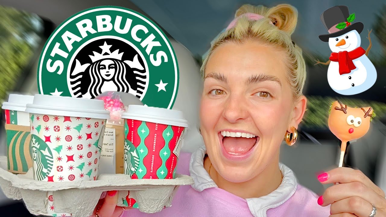 Trying Winter STARBUCKS Drinks!