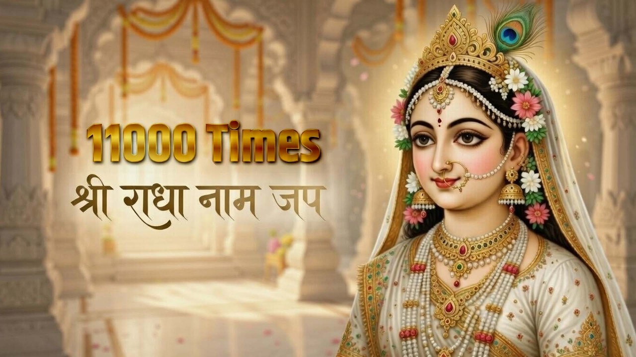 राधा नाम धुन🙏 Radha Naam Dhun,Radha Rani Bhajan,Radha Radha Jaap 5100 Bar,2026 New Radhajaap