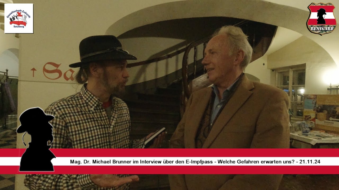Mag. Dr. Michael Brunner im Interview &uuml;ber den E-Impfpass - Welche Gefahren erwarten uns? - 21.11.24