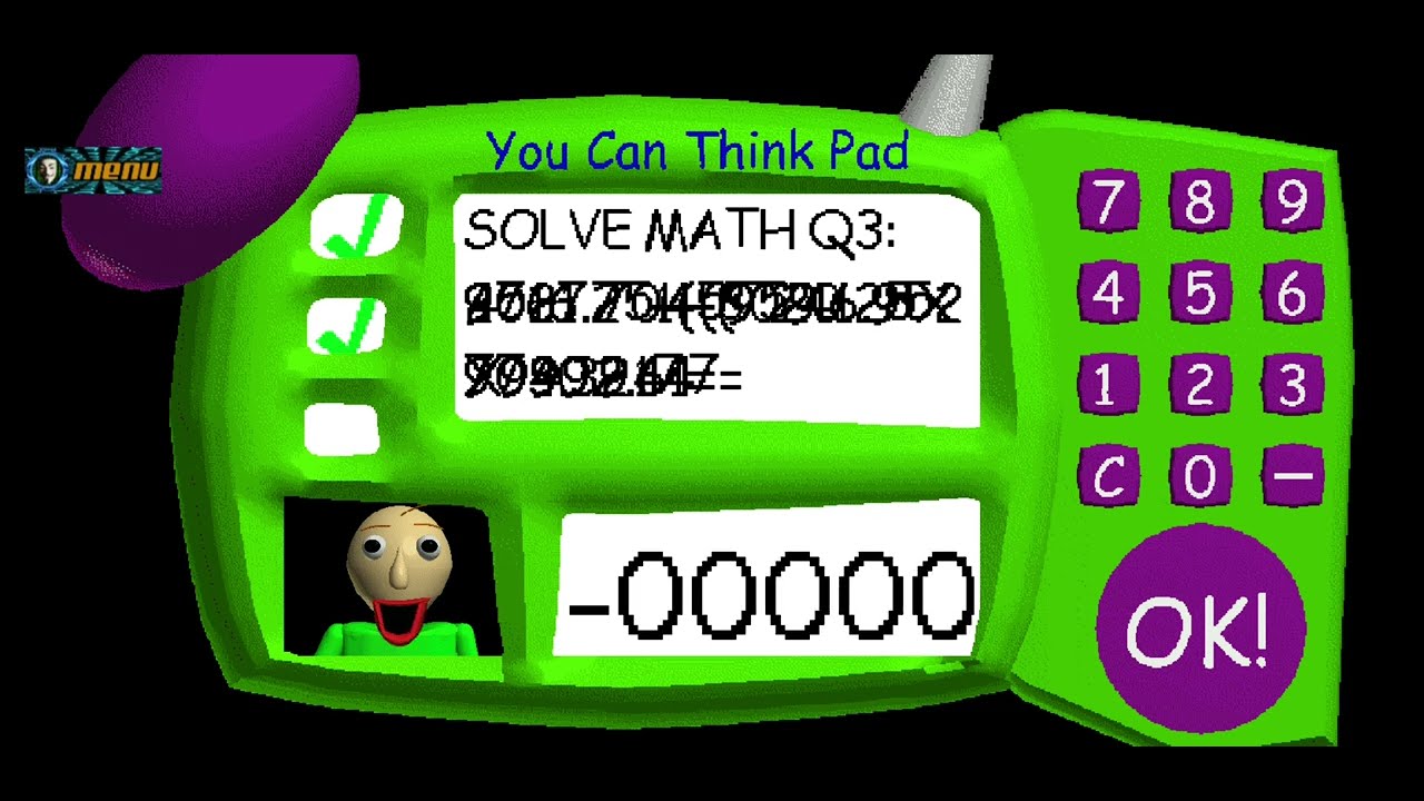 I'm playing baldi's basics but all the answers are correct?