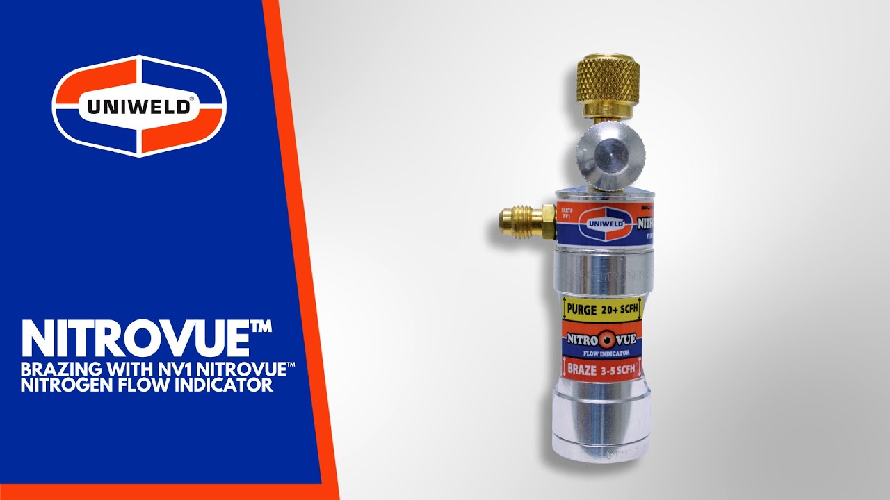 Brazing with NV1 NitroVue™ Nitrogen Flow Indicator