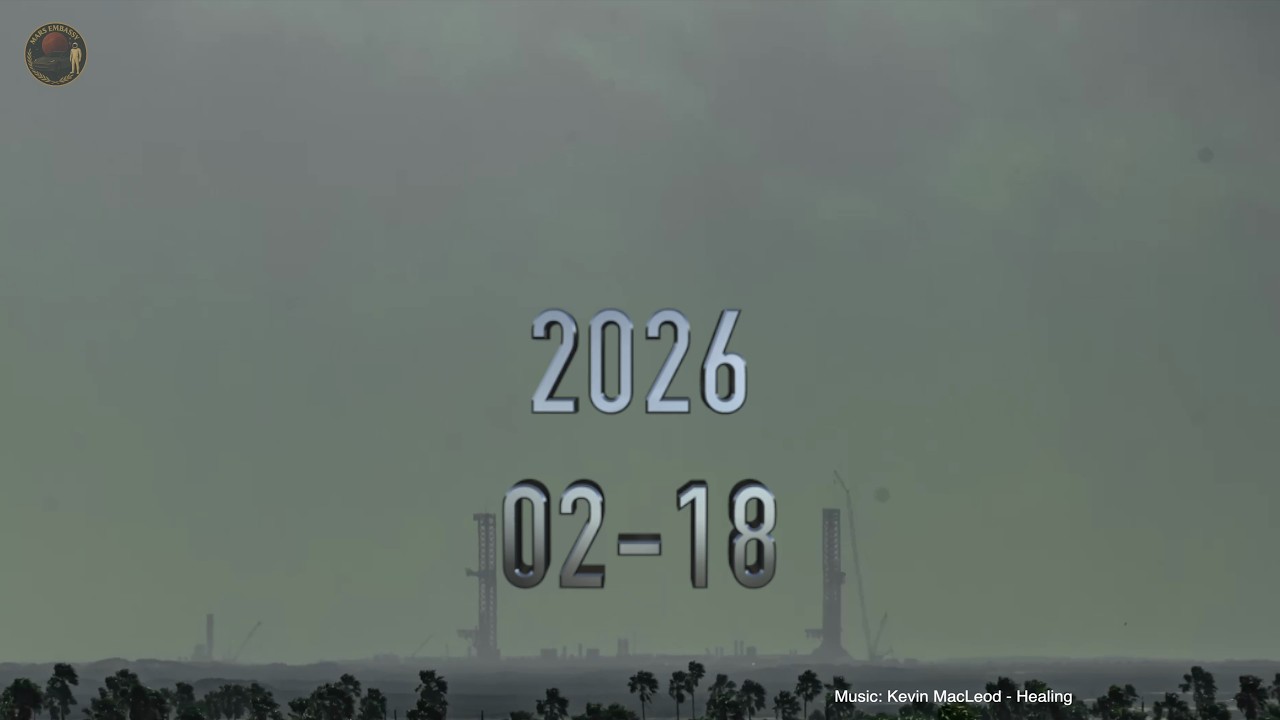Daily Time Lapse 2026-02-18 SpaceX Starship Progress StarBase TX