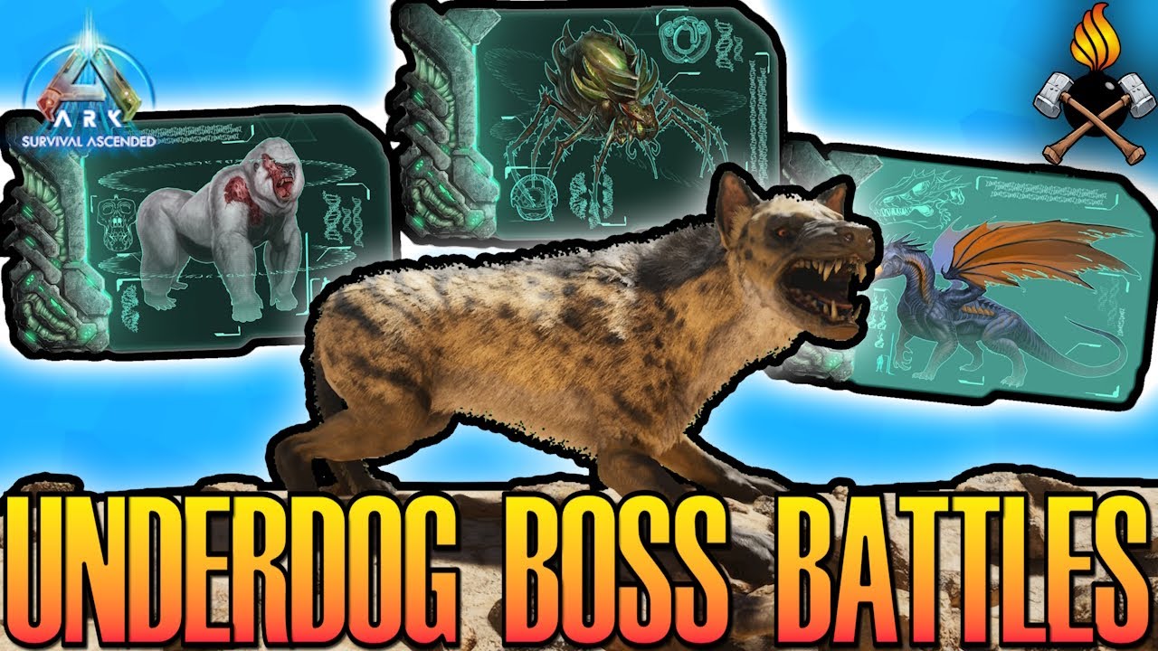 Hyaenodon vs. The Island Bosses! [Underdog Boss Battles!]