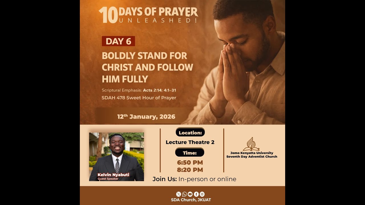 10 DAYS OF PRAYER || DAY 6 || BY KELVIN NYABUTI