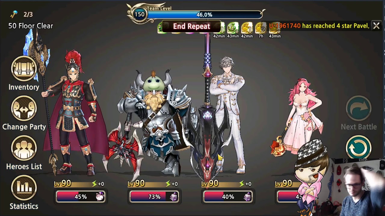 Kings raid - Daily grind (viewer request)
