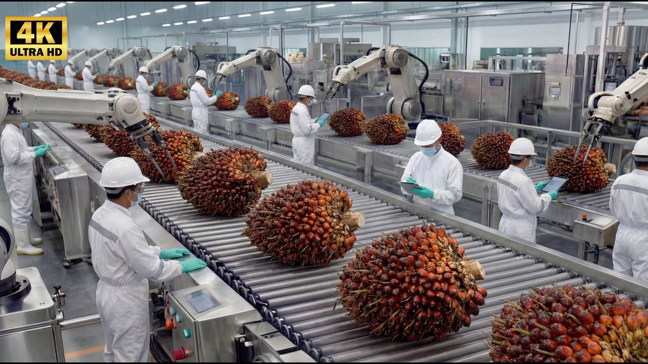 1,000,000 Fruit Bunches Per Day – The INSANE Speed of Modern Palm Oil Factory