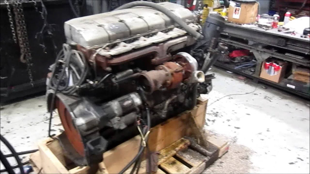 2003 Mercedes OM460 Pre EGR Diesel Engine Running