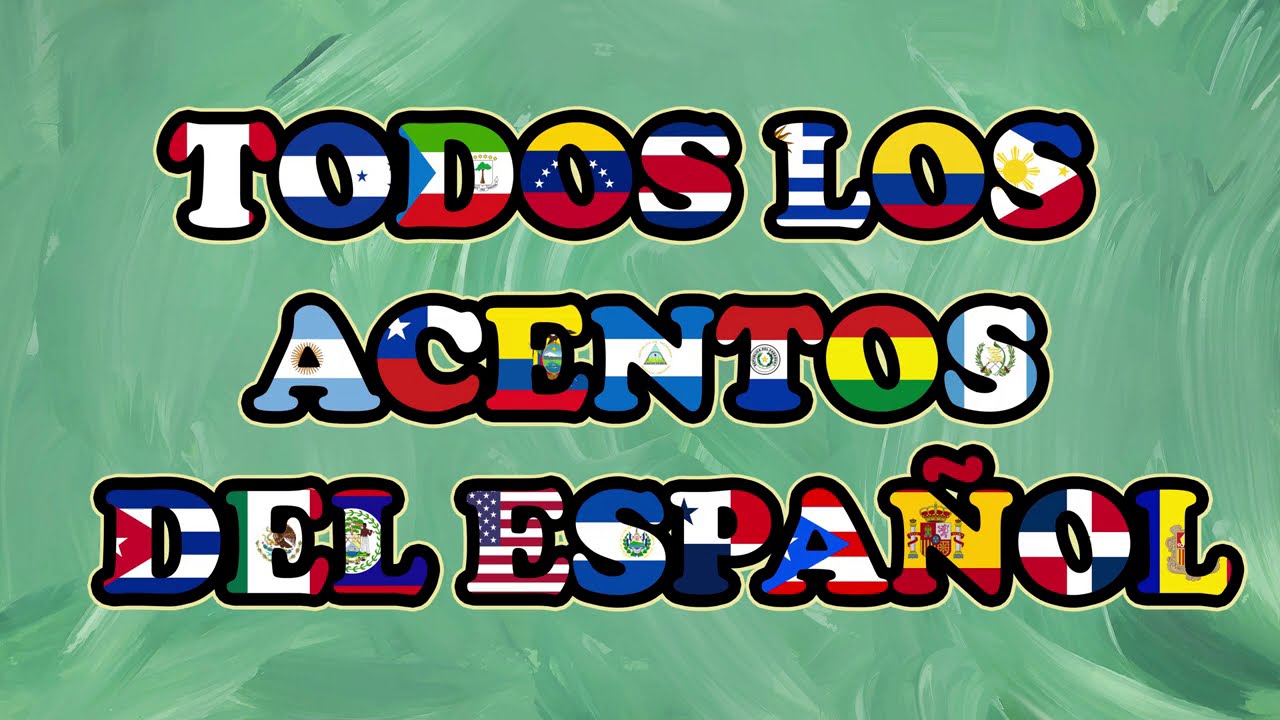 TODOS LOS ACENTOS DEL IDIOMA ESPA&Ntilde;OL // ALL THE ACCENTS OF THE SPANISH LANGUAGE
