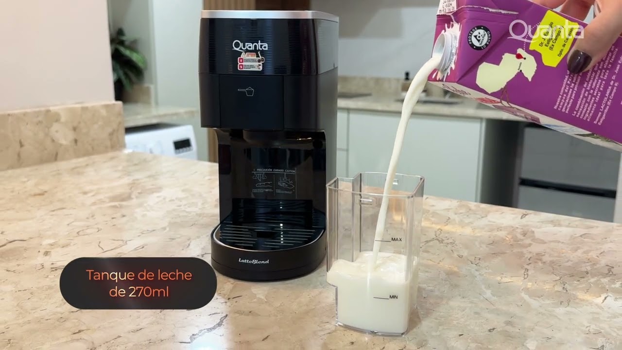 ☕✨ Cafetera Multi Cápsulas 4 en 1 LatteBlend QTCMT70 Quanta
