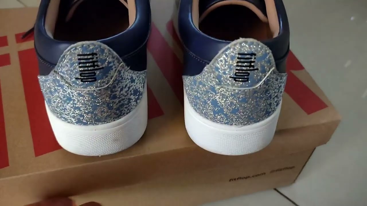 Unboxing#FITTLOP#RALLY GLITTER SNEAKERS Maritime blue