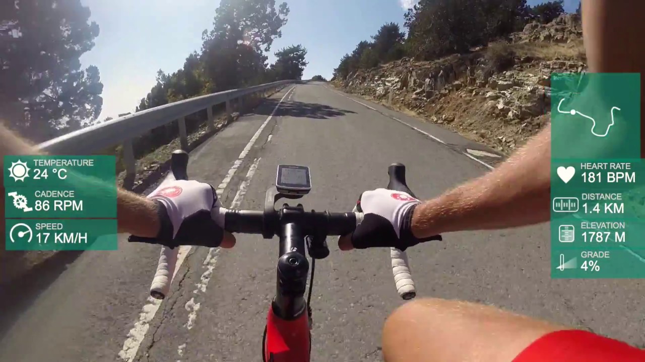 Cycling in Cyprus Mount Olympus full bike climb with GPS data / Велосипедом на гору Олимп, Кипр