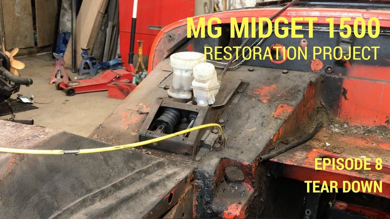 MG Midget 1500 Restoration - Tear down
