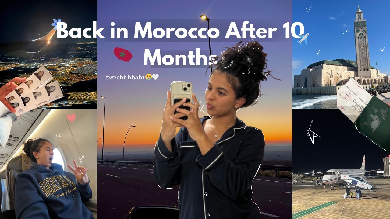 Ep1: Finally Back in Morocco After 10 Months 🇲🇦✨ | أخيراً رجعت لمغرب شفت حبابي من بعد 10 شهور 🤍😭