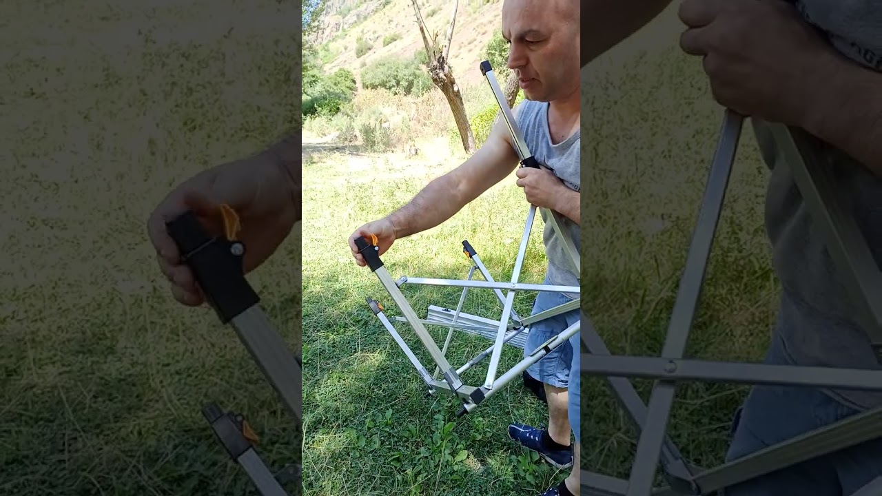 Portatif Alüminyum Ayarlanabilir Ayakli Kamp Masası