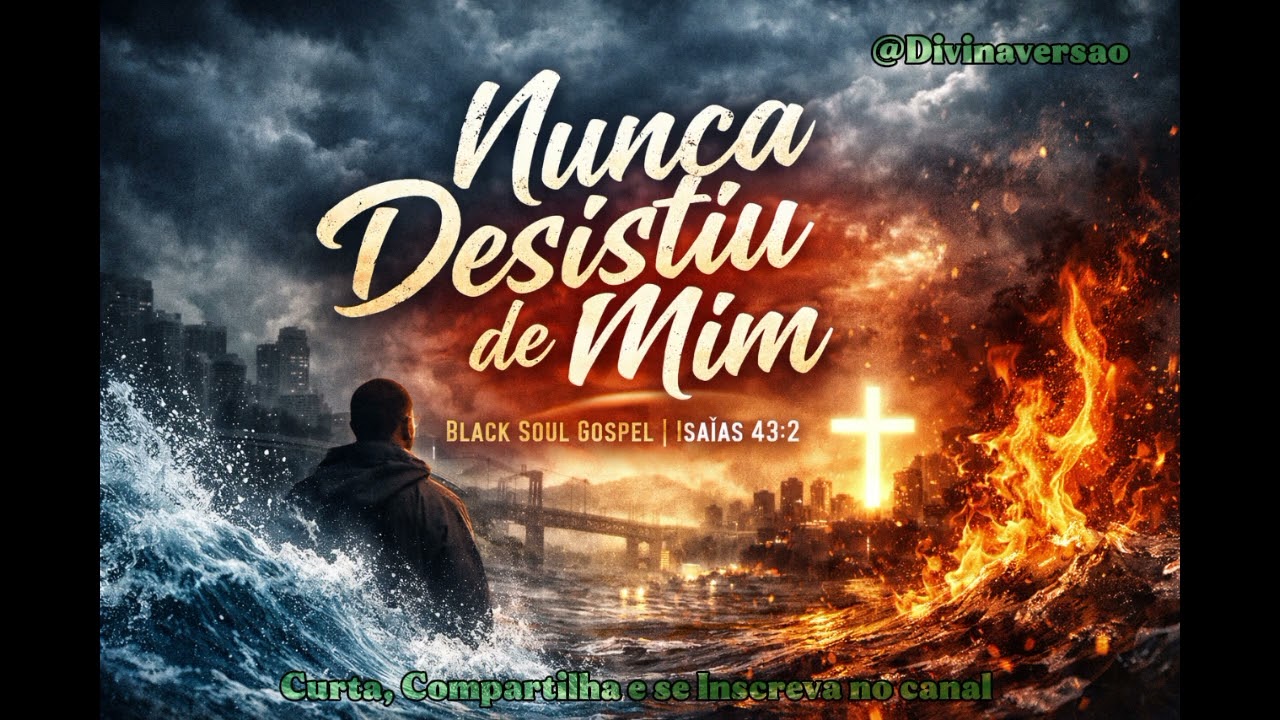 Nunca Desistiu de Mim | Black Soul Gospel (Isaías 43:2)