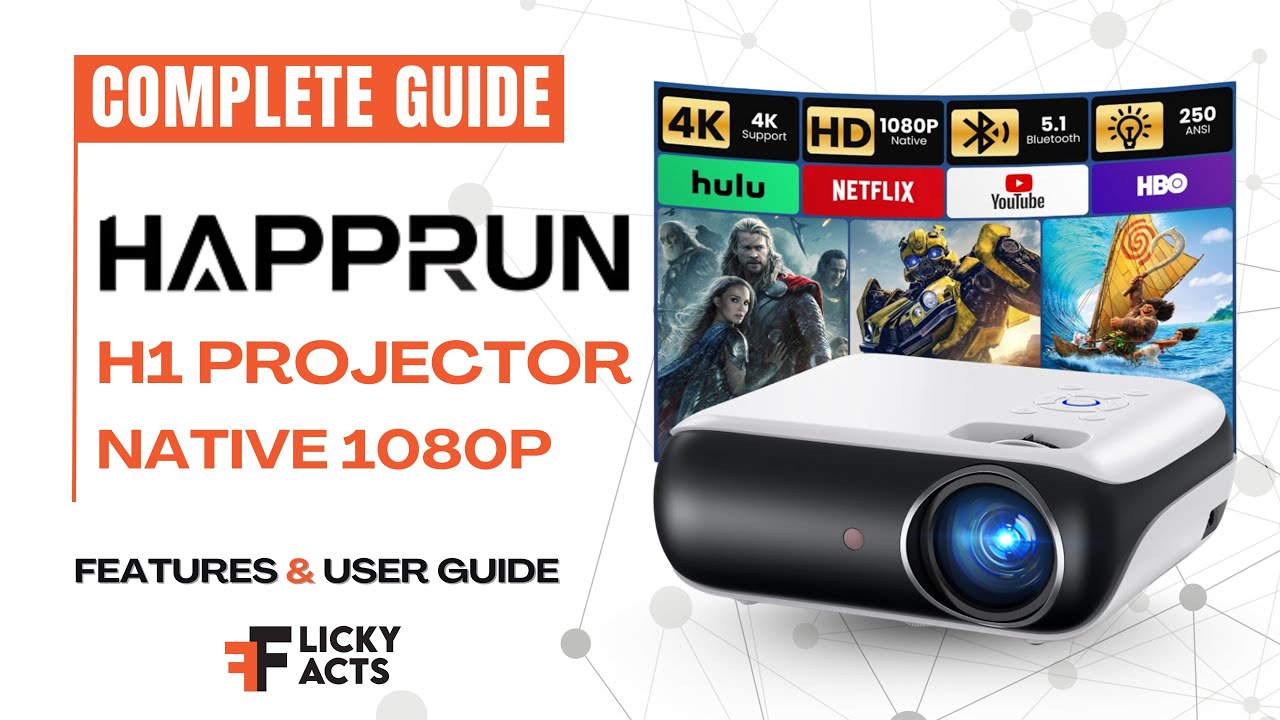 Инструкция по использованию: проектор Happrun Native 1080P H1 | Руководство по настройке и описан...