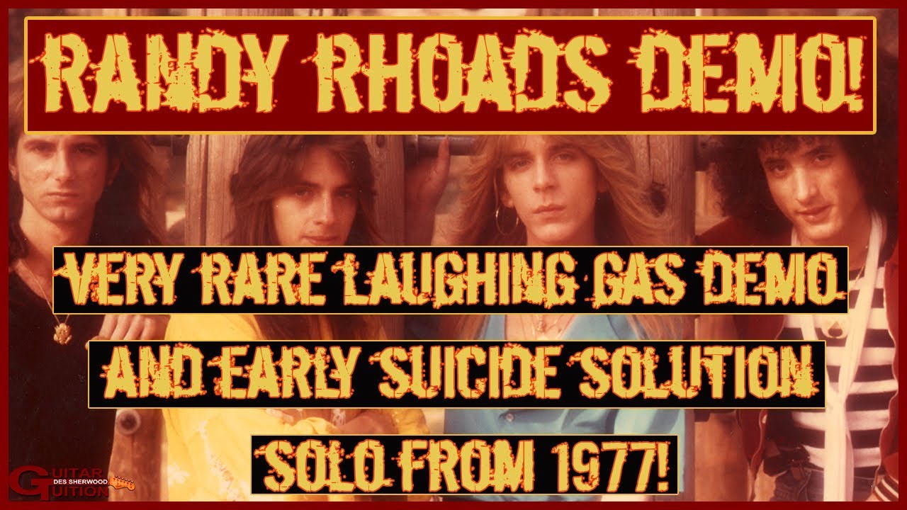V rare Quiet Riot Laughing Gas demo w/ Randy Rhoads early spotlight solo!