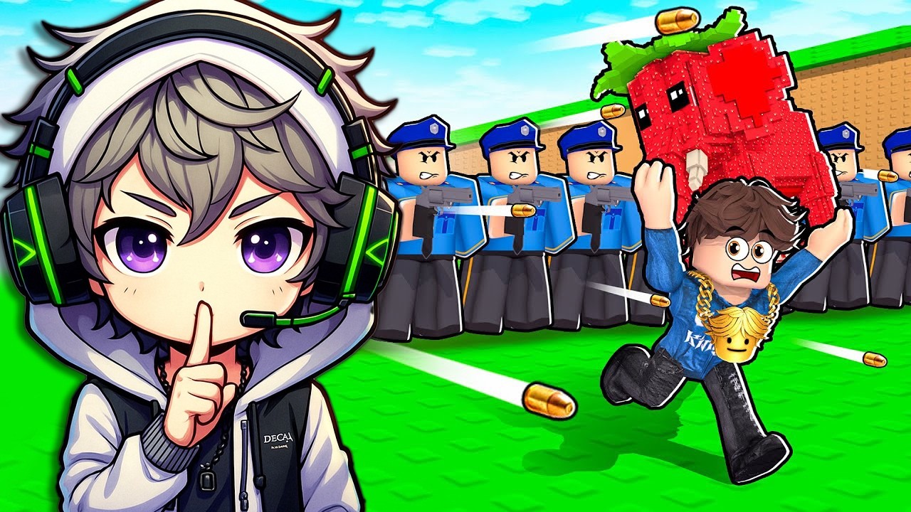 ROBLOX ESCAPE POLICE FOR BRAINROTS..
