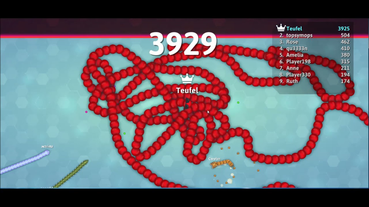 A competitive snake...