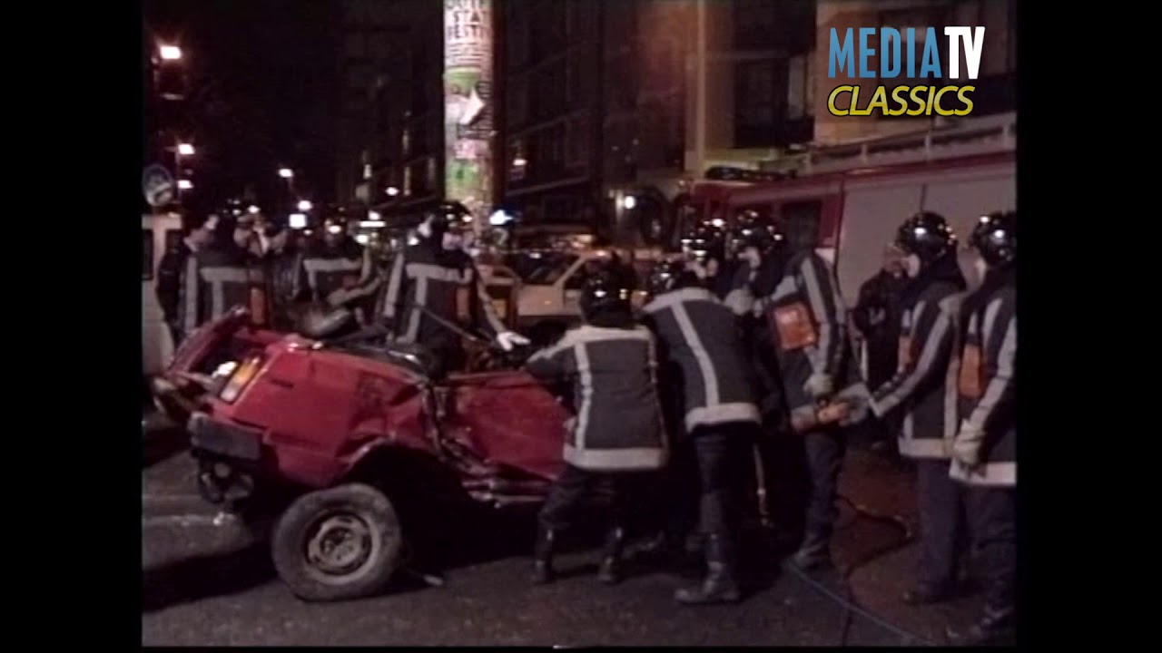 MediaTV Classics (1995): Dode bij auto om paal Churchillplein Rotterdam