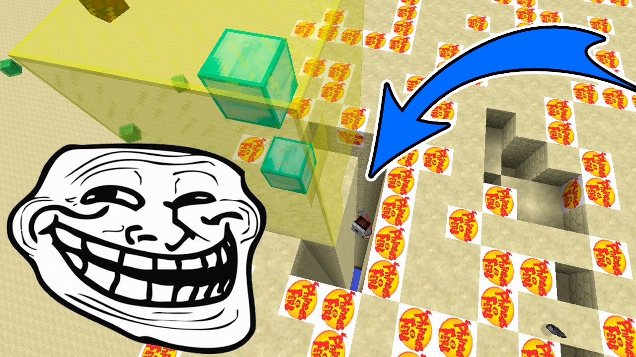 CUBAO LUCKY BLOCK : TROLL MELHOR TRAP DO BURACO!! (MINECRAFT TROLL)