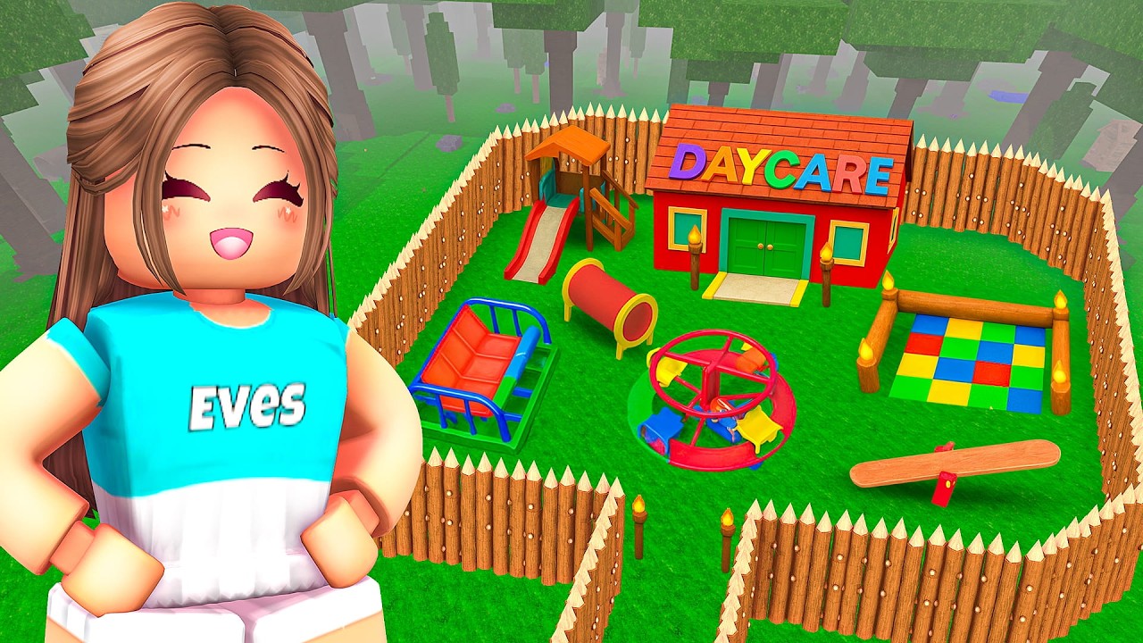 I Built The SAFEST Daycare Base In 99 Nights