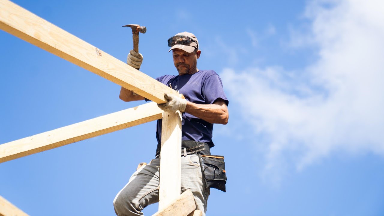 Construcción del parador Carola en Villa Tapia #Dasacrd 