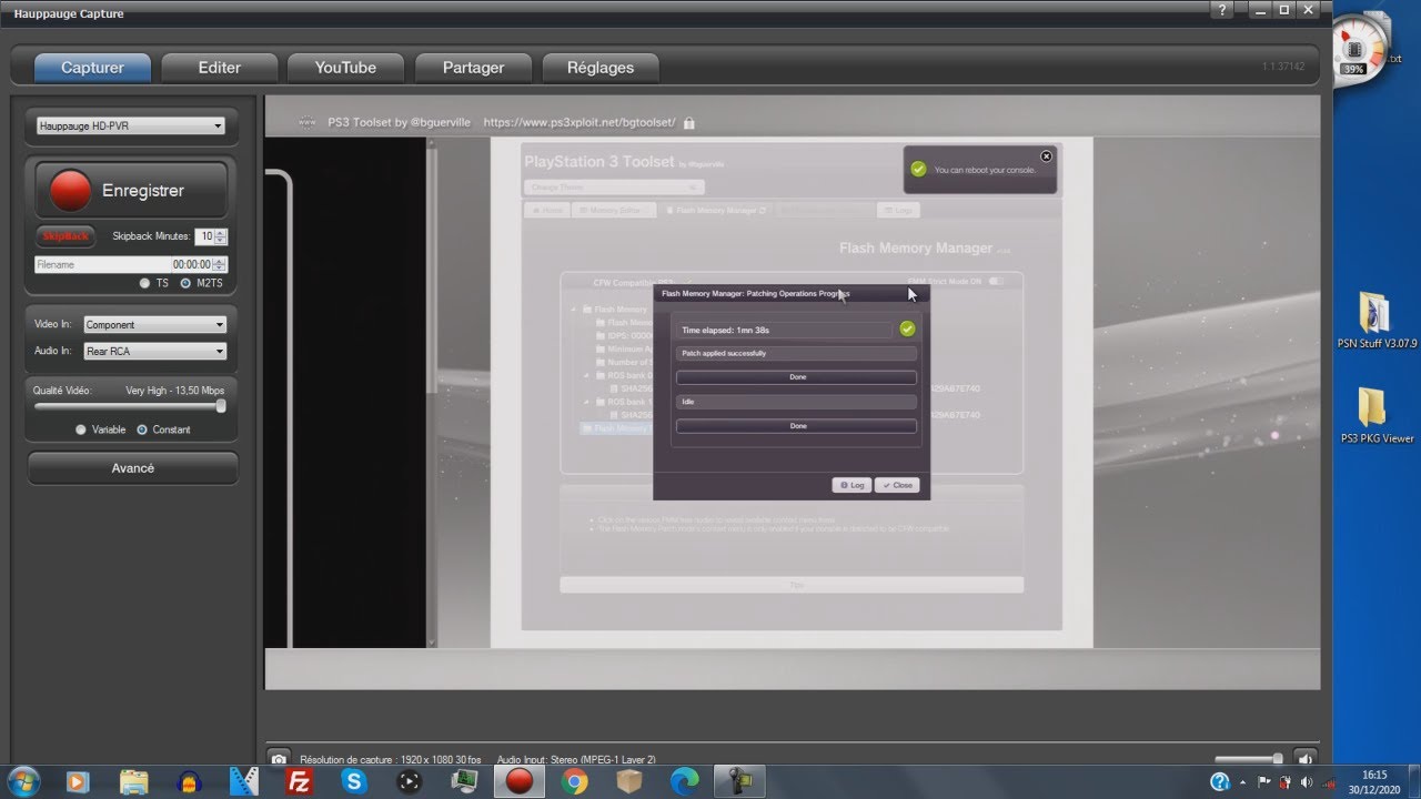 TUTO FR JAILBREAKER SA PS3 EN 4.87 AVEC UNE CLÉ USB