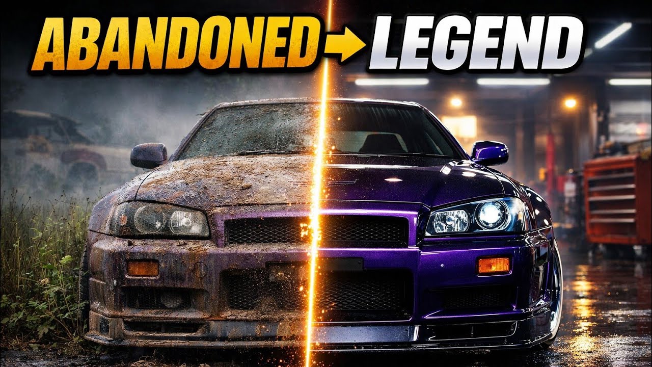 I Restored an ABANDONED 1999 Nissan Skyline GT-R R34 Back to Factory New