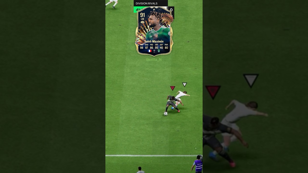 TOTS Saint-Maximin is the best WINGER on FC24?! 💨 #eafc #eafc24 #fc24 #fut #football #shorts