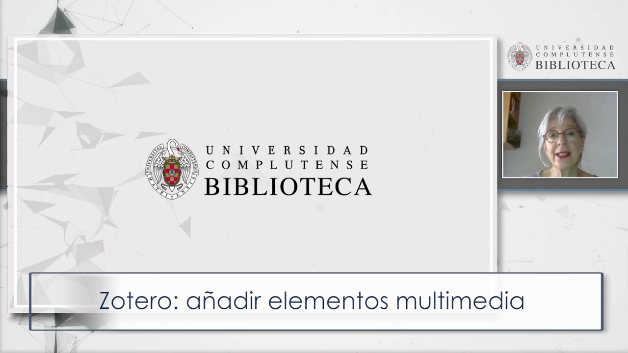Zotero: añadir elementos multimedia