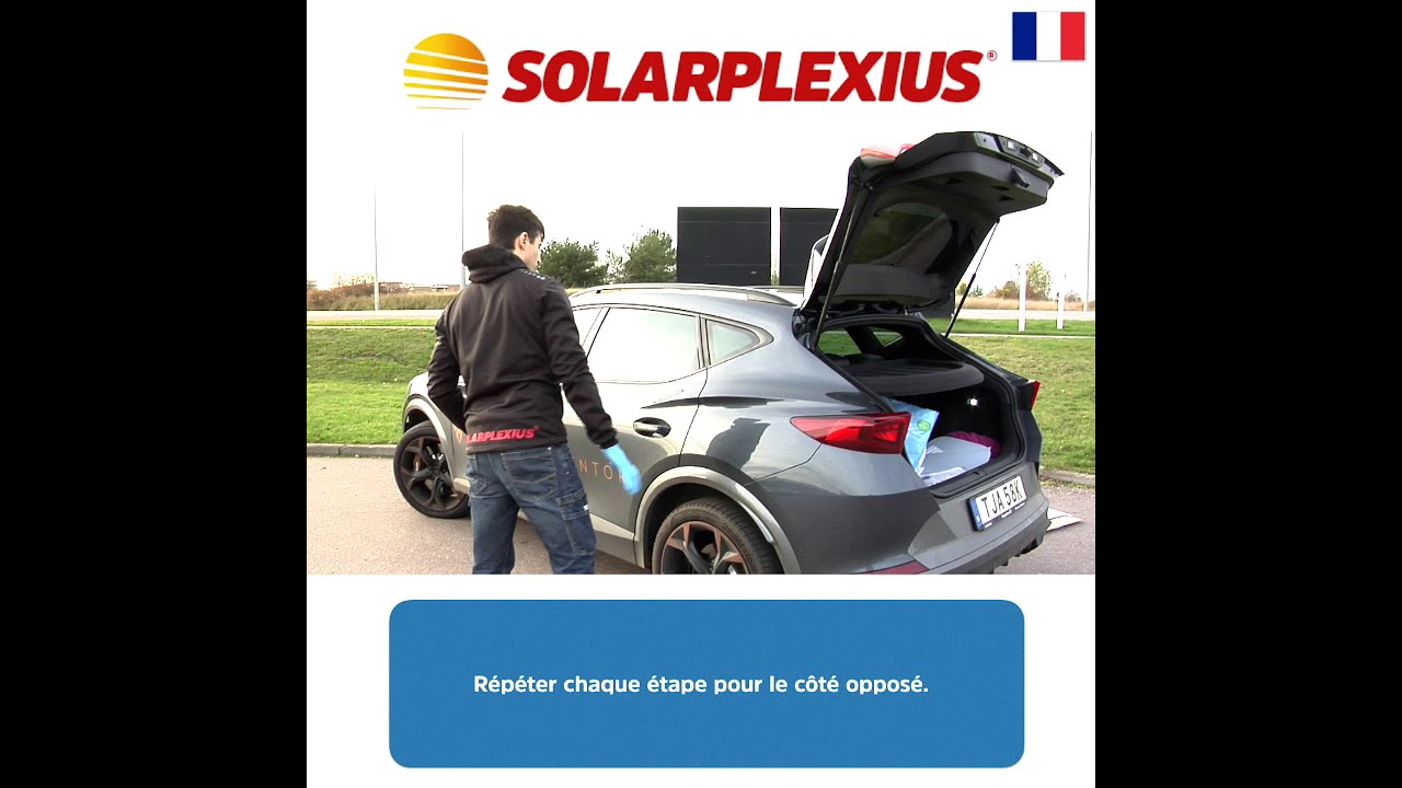 Montage vitres teintées SANS film Cupra Formentor Solarplexius