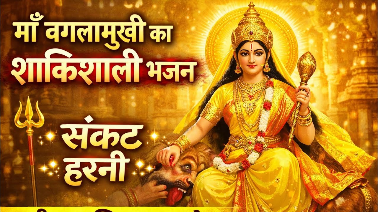 माँ बगलामुखी का शक्तिशाली भजन | जय जय हे पीताम्बरा माता | संकट हरनी जीवन उजियारा कर दो