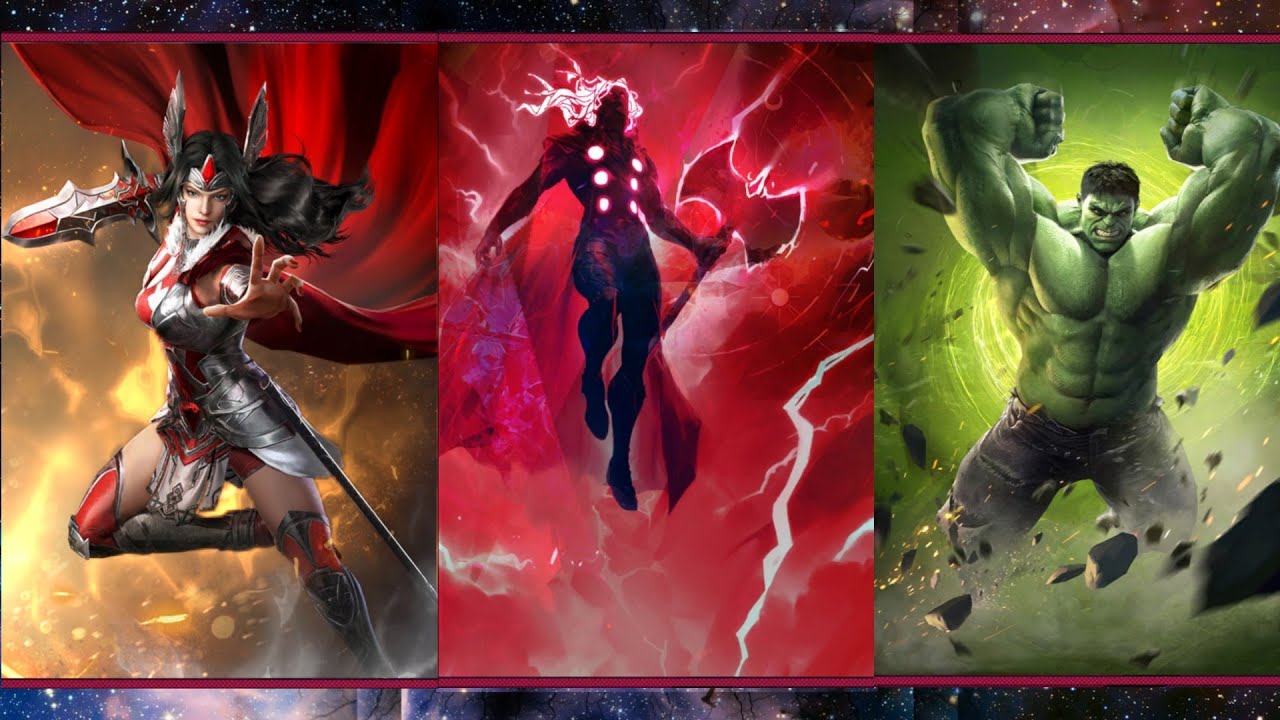 THOR Multiverse ll Hulk Lady Sif MARVEL DUEL