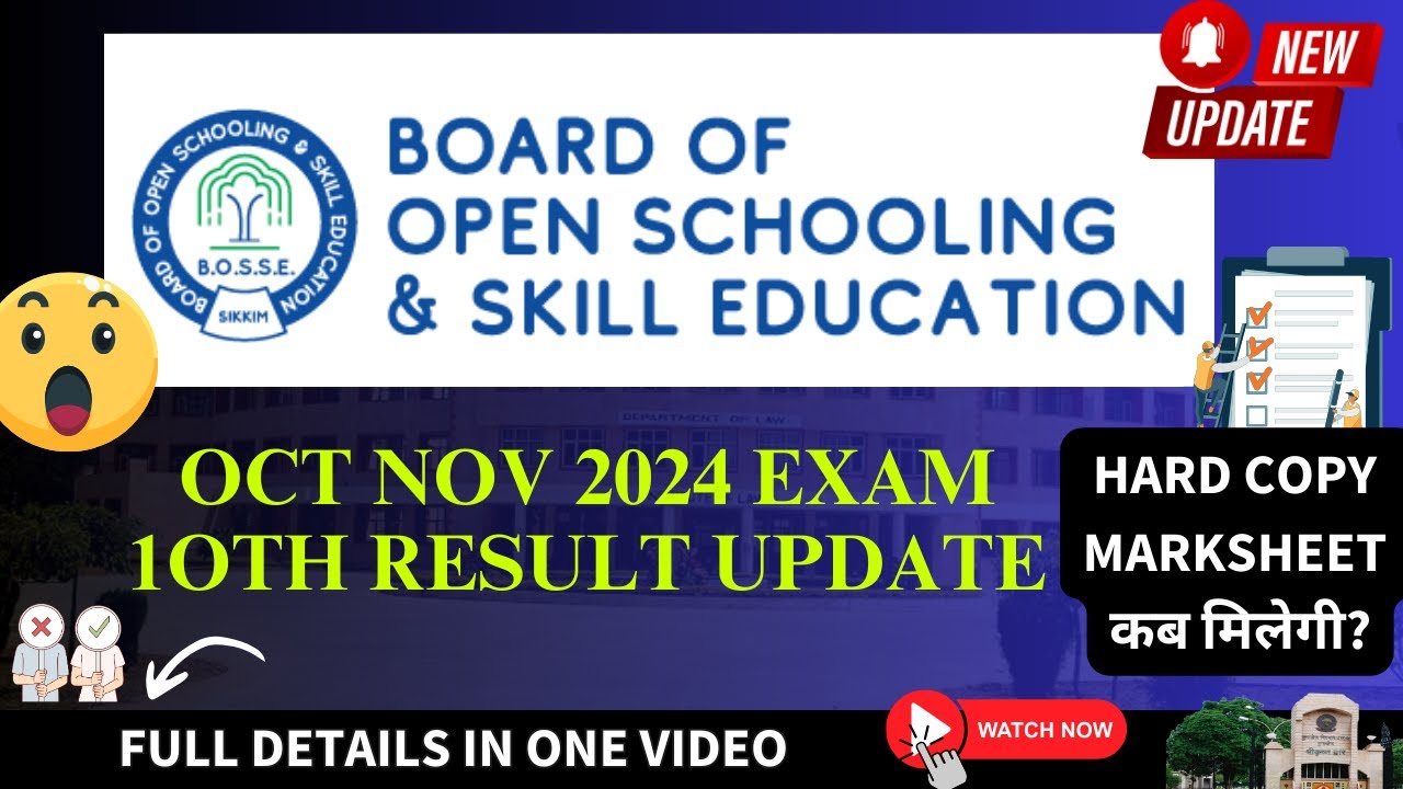 🔍 How to Check BOSSE 10th Results Online Step-by-Step! 💻📲 | 📅 BOSSE Board Marksheet Updates