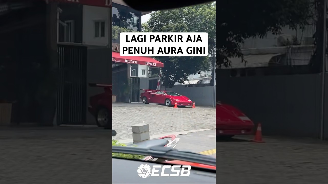 AURA OLD MONEY LAMBORGHINI! 😍😍 #ecsb #shorts (Countach Indonesia)