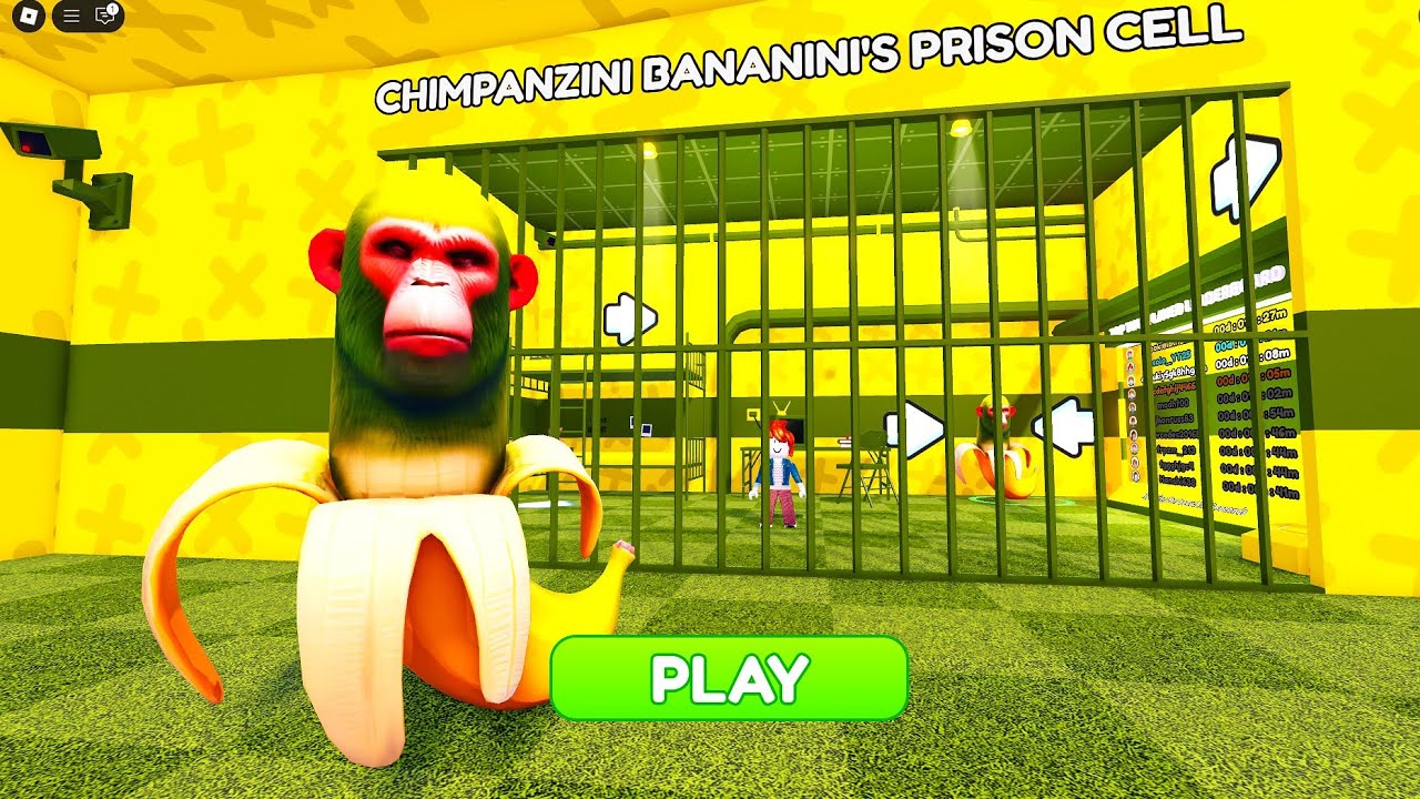 Chimpanzini Bananini's Prison Run! (Obby) Gameplay #roblox #games #newgameinroblox